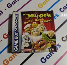 NINTENDO GBA MUPPETS ON WITH THE SHOW GAMEBOY ADVANCE ITALIANO COMPLETO ORIGINAL