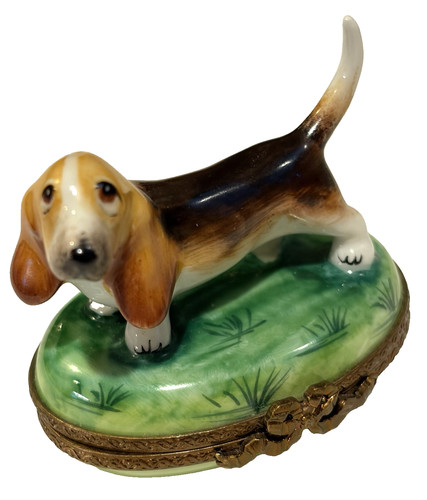 Limoges peint main trinket - main, box