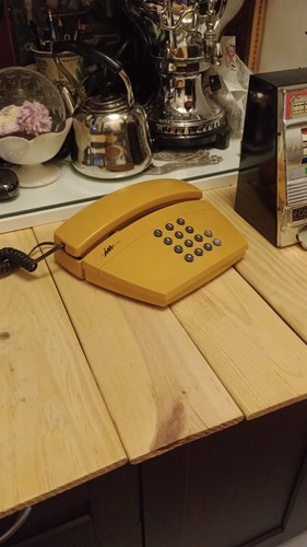Telefono fisso vintage color