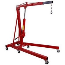 GRUETTA GRU DA OFFICINA 2000KG PIEGHEVOLE MANUALE  CAPRETTA  MOTORI IDRAULICA