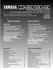 Yamaha CDX-890 - CDX-590 -