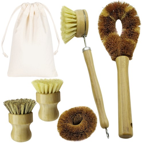 Set spazzole piatti bambù per - piatti,