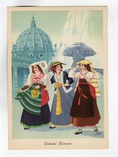 CARTOLINA COSTUMI ROMANI