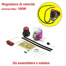 KIT FAI DA TE POTENZIOMETRO DIMMER PER MOTORI ELETTRICI FINO A 100 WATT - ITALIA