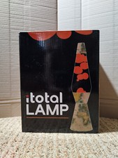 LAVA LAMP LAMPADA ITOTAL LAMP XL1776 BASE MAPPAMONDO MAPPA LAVA ARANCIONE