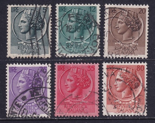 Italia 1953 turrita - turrita, fil