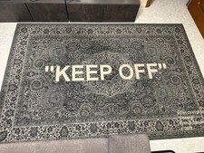 Usato Tappeto zona Virgil Abloh x IKEA ART EVENT 2019 "KEEP OFF"