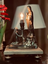 Antica lampada da tavolo