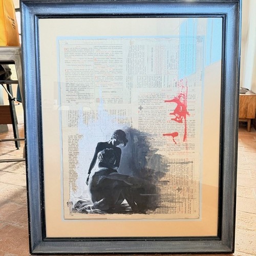 Quadro moderno dipinto mano - dipinto, a