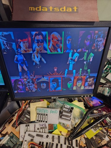 Mortal kombat plus pcb - mortal, 2
