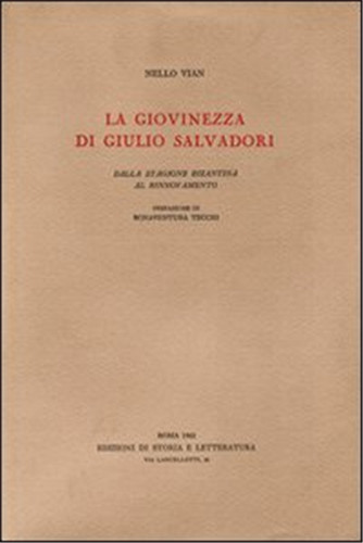 Vian nello la giovinezza - la, di
