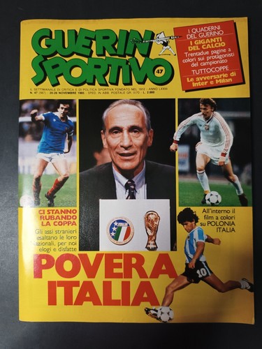 Rivista guerin sportivo povera - rivista,