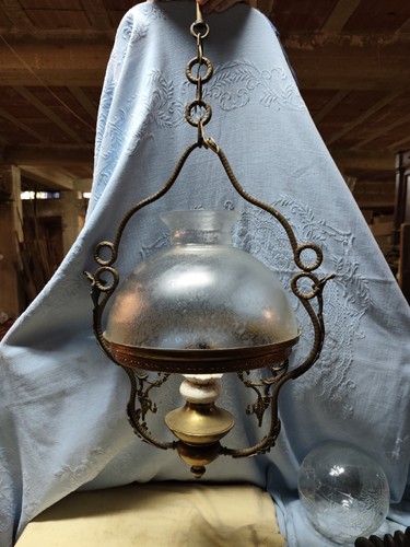 Lampadario ottone - lampadario, in
