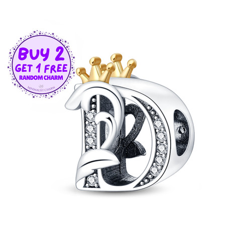 Charm corona lettera per - corona,