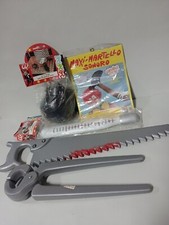ACCESSORI di CARNEVALE SEGA/TENAGLIA/ MARTELLO/PALLA DA EVASO( SCHERZI )