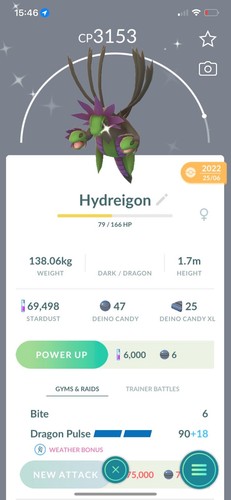 Shiny hydreigon community - hydreigon, +