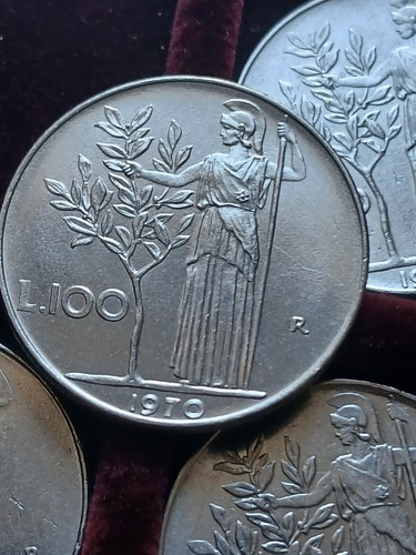 100 lire 1970 minerva - ,