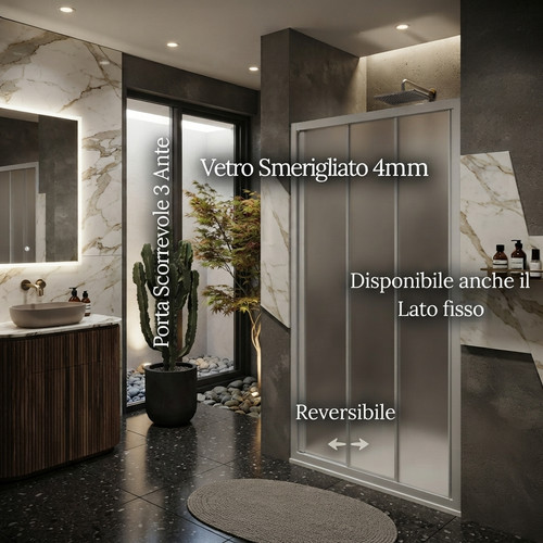 Box doccia scorrevole ante - scorrevole, 3