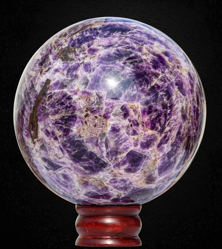 Sfera quarzo ametista blu - di,