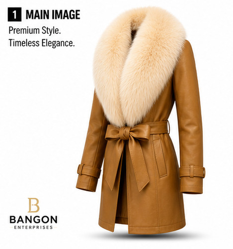 Cappotto donna vera - , pelle