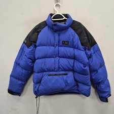 Rab Vintage Kinder Smock Pertex Blu Zip Piumino Imbottito Cappotto Giacca Uk Large