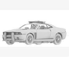 Modellino auto polizia 1/72