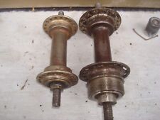 Coppia mozzi biciclette epoca Umberto Dei, nichelati, anni 30