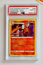 Pokemon 2020 PSA 10 Charizard Staff Holo Vivid Voltage #066 Japanese