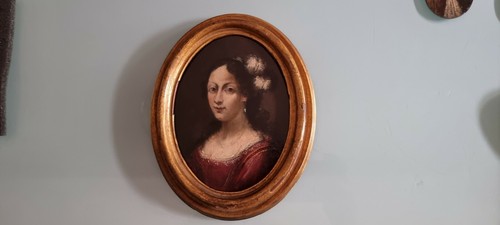 Grande miniatura olio rame - miniatura,