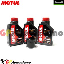 TAGLIANDO OLIO + FILTRO MOTUL 7100 10W30 KAWASAKI 800 W 2012