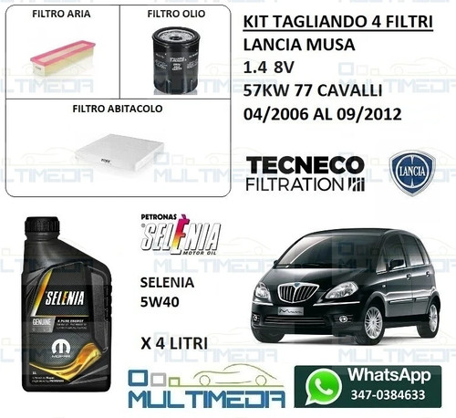 Kit tagliando lt olio - 4,