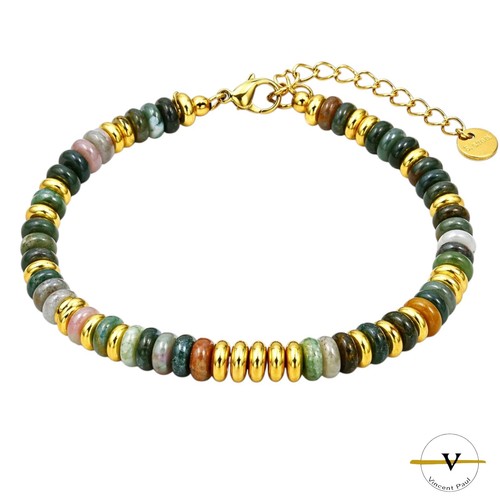 Bracciale uomo donna pietre - bracciale,