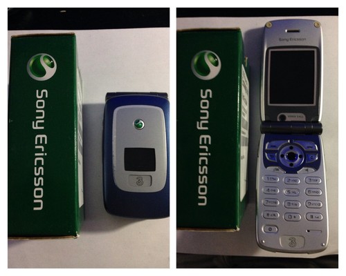 Sony ericsson z1010 blue cover - ericsson,