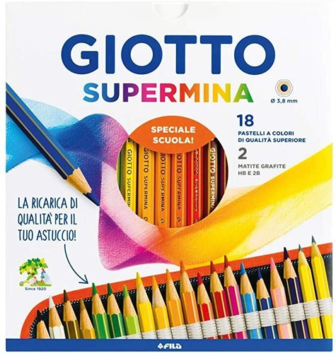 Pastelli giotto supermina - pastelli,