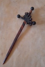 TAGLIACARTE FINE '800 IN TARTARUGA. CORONA.