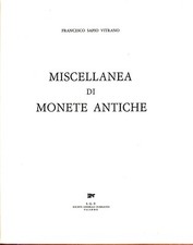 F. Sapio Vitrano - Miscellanea di Monete Antiche - S.G.P. ed. 1966 (I ed).