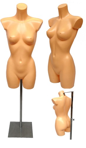 Manichino donna espositore - manichino, su