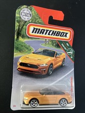 Matchbox '18 Ford Mustang, auto pressofusa, MBX, viaggio su strada, 1/20, spediamo quotidianamente
