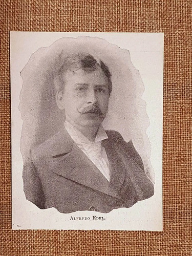 Alfredo leonardo edel - edel, 1856