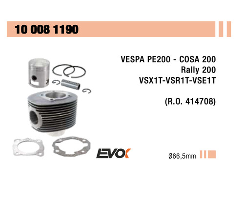 Evok cilindro motore gruppo - evok,