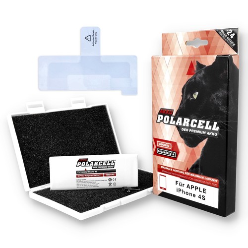 Batteria per apple iphone - 4s, |