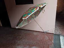 OMBRELLONE DA SPIAGGIA VINTAGE ORIENTABILE LUNGHEZZA DA APERTO 185 CM DIAMETRO D