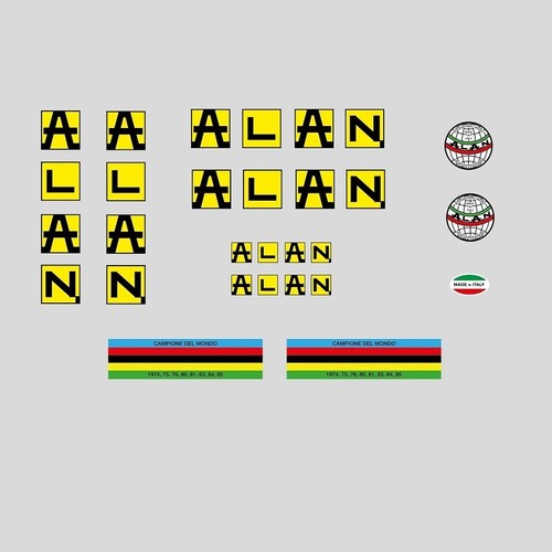 Decalcomanie telaio bicicletta