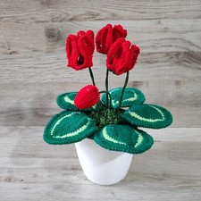 Ciclamino all'uncinetto