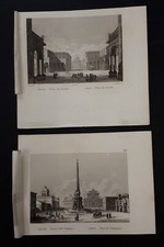 Catania - Lotto 2 stampe Audot 1835 - 1837 AA.VV.,  Audot, Durau, Rouargue...