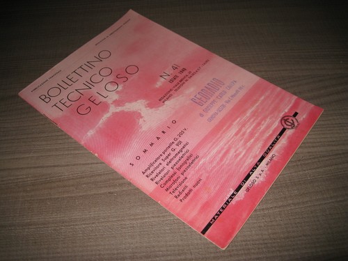 Bollettino tecnico geloso - tecnico,