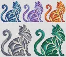 Modello stampato punto croce