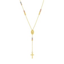 Collana Lariat Con Rosario