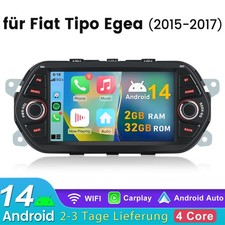Autoradio 7''Android 14 Navigatore GPS Carplay BT SWC RDS per Fiat Tipo Egea 2015-2021