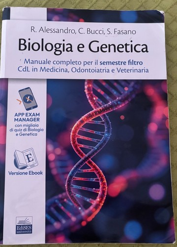 Manuale biologia genetica - di, e